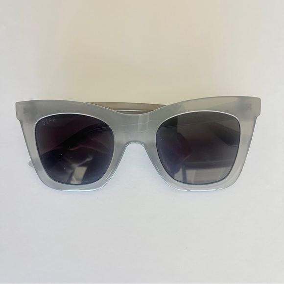 Diff Eyewear Accessories - DIFF Eyewear Translucent Gray Sunglasses